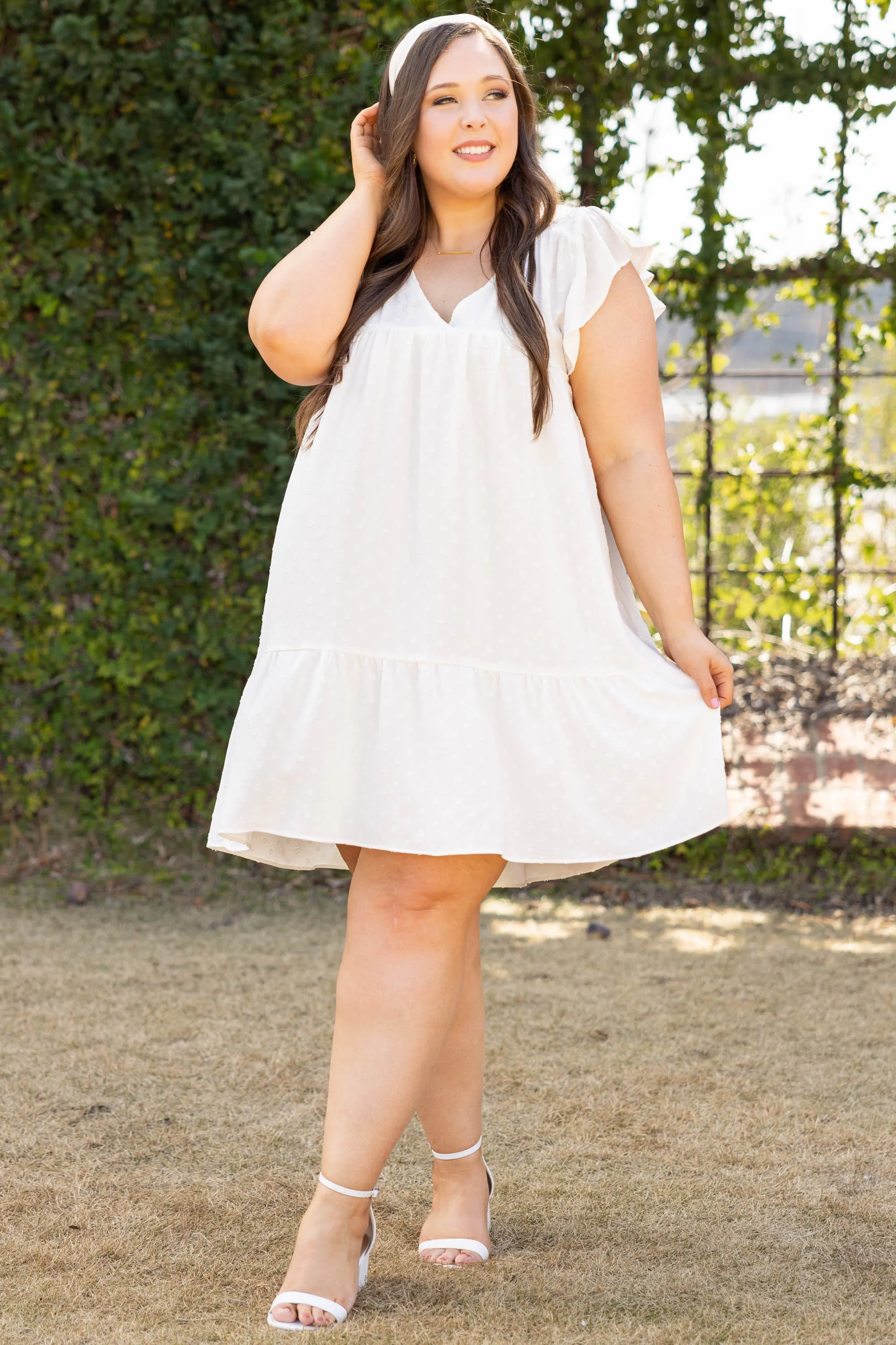 Sweet Honey Bee Dress, Off White