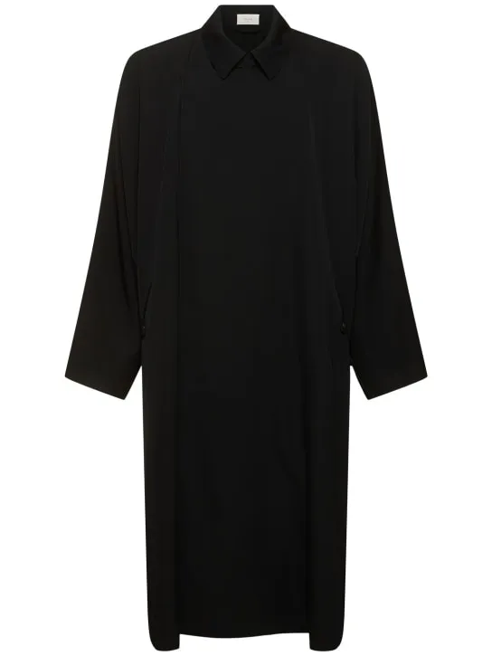 The Row   Bernardo wool long coat 