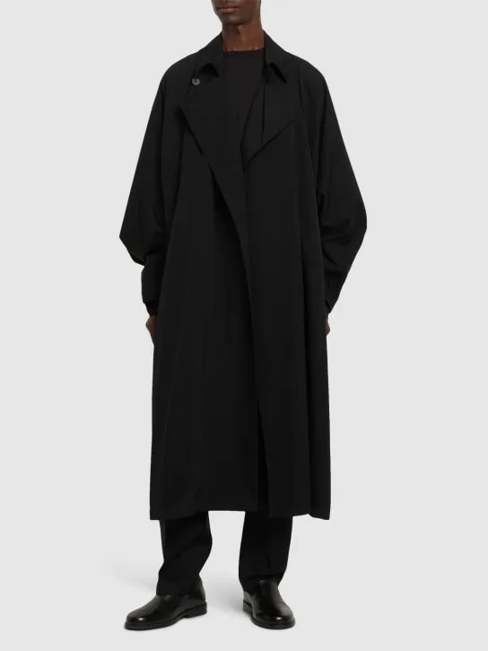 The Row   Bernardo wool long coat 