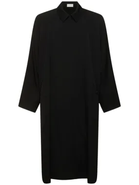 The Row   Bernardo wool long coat 