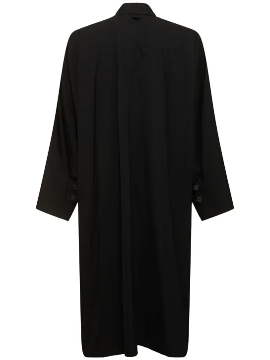 The Row   Bernardo wool long coat 