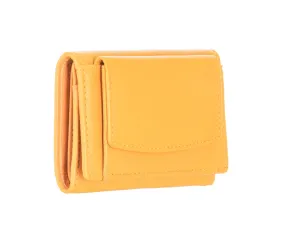 TK110 - Trifold Wallet - Mustard - Tinnakeenly leather