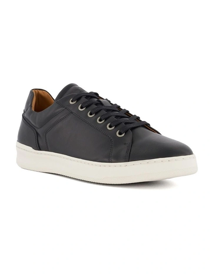 Toledo Leather Sneaker in Black