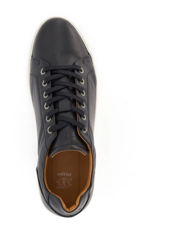 Toledo Leather Sneaker in Black