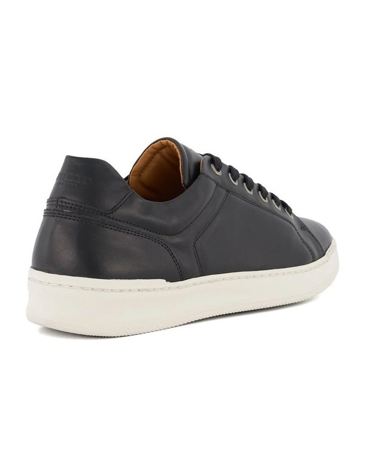 Toledo Leather Sneaker in Black