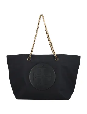 TORY BURCH Elegant Chain-Trim Tote Bag - 29x32x16cm