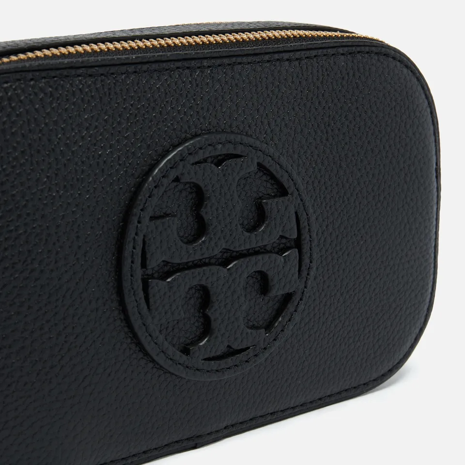 Tory Burch Miller Pebble-Grain Leather Mini Crossbody Bag