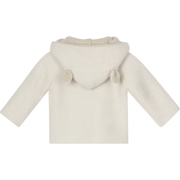 Trotters London Teddy Coat, Off White