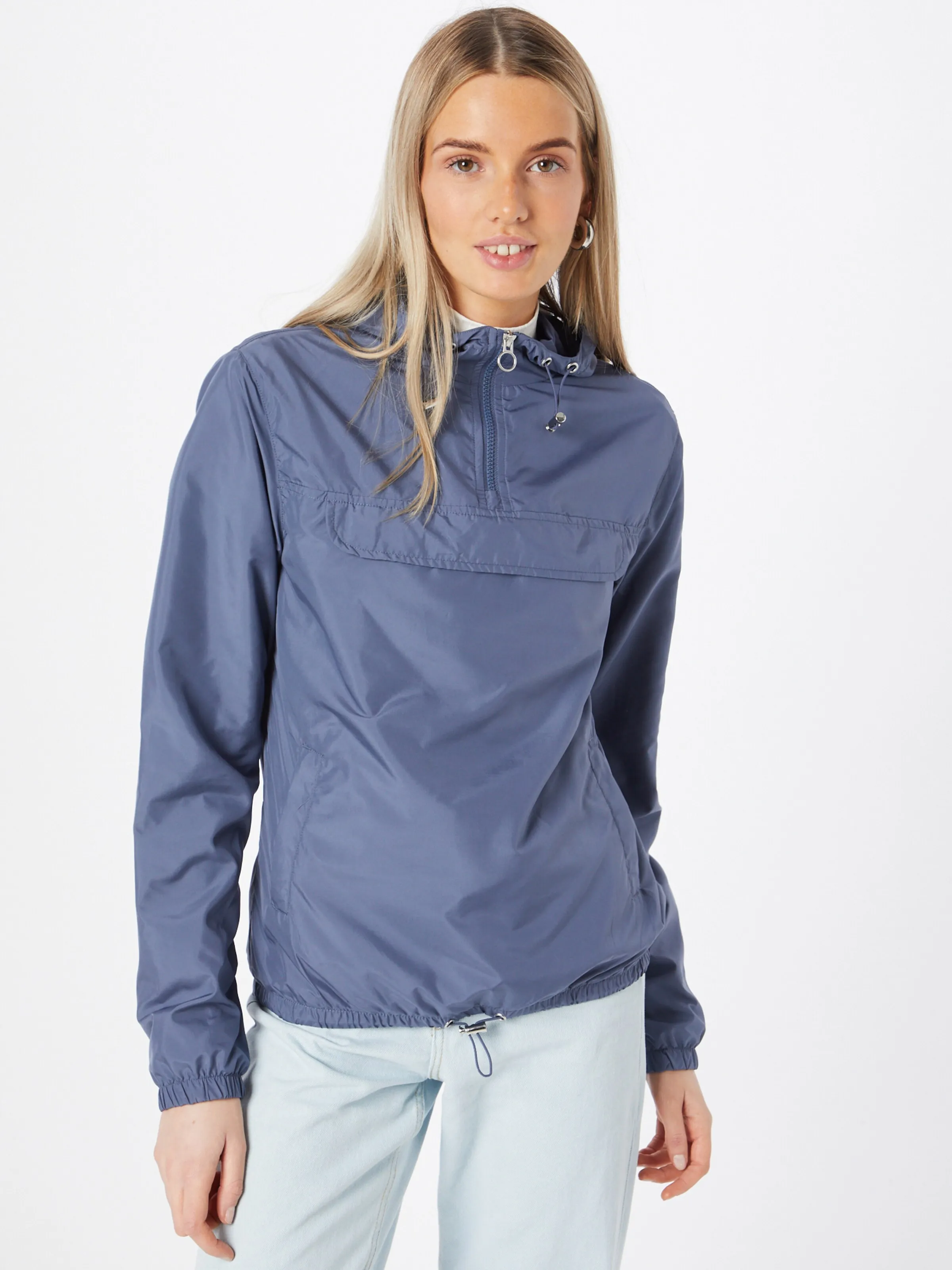 Urban Classics Between-season jacket in Dusty Blue