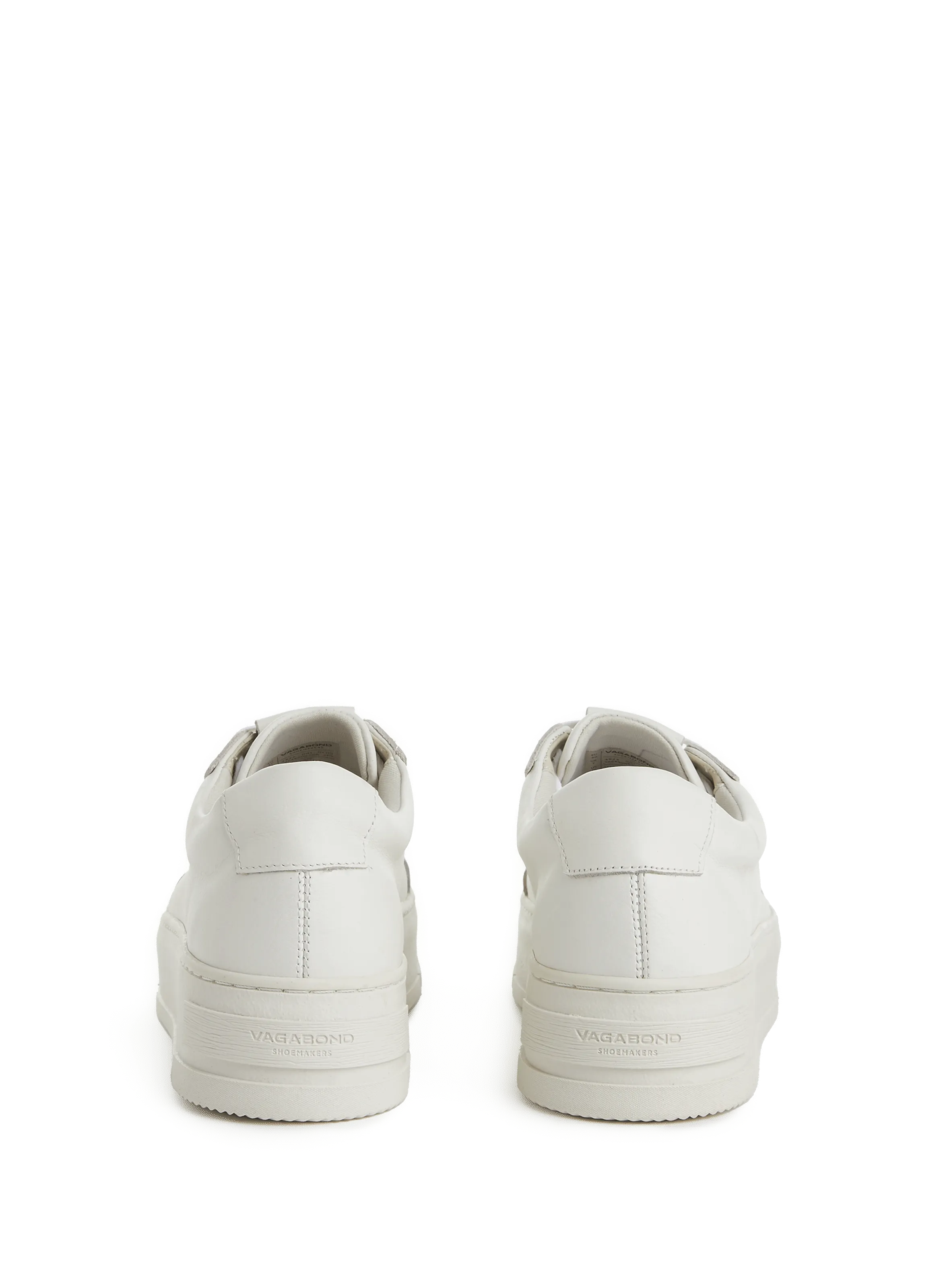 VAGABOND SHOEMAKERS  Leather scratch Trainers  - White