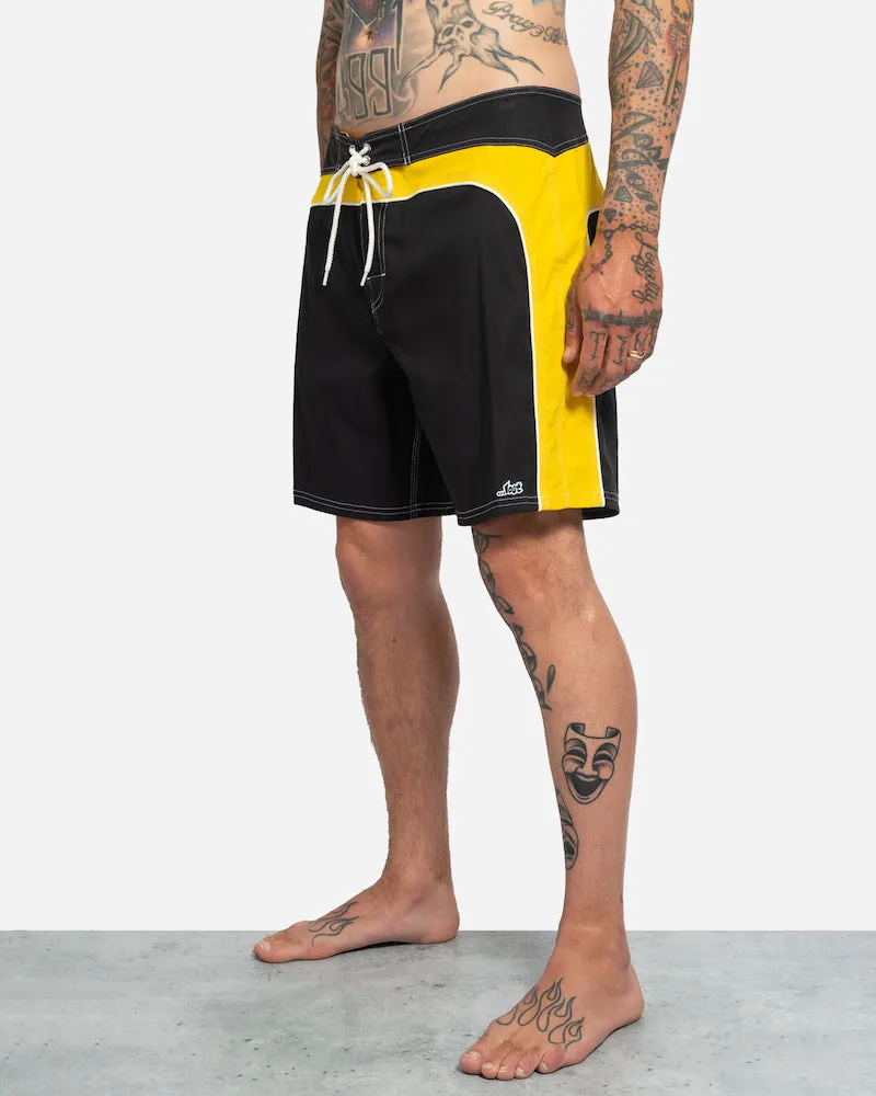 Yesteryear Boardshort Black