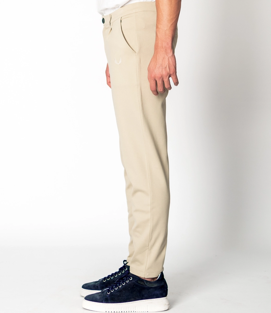 Zumo Slim Fit Pants VALERIO-PM-LONG Sand